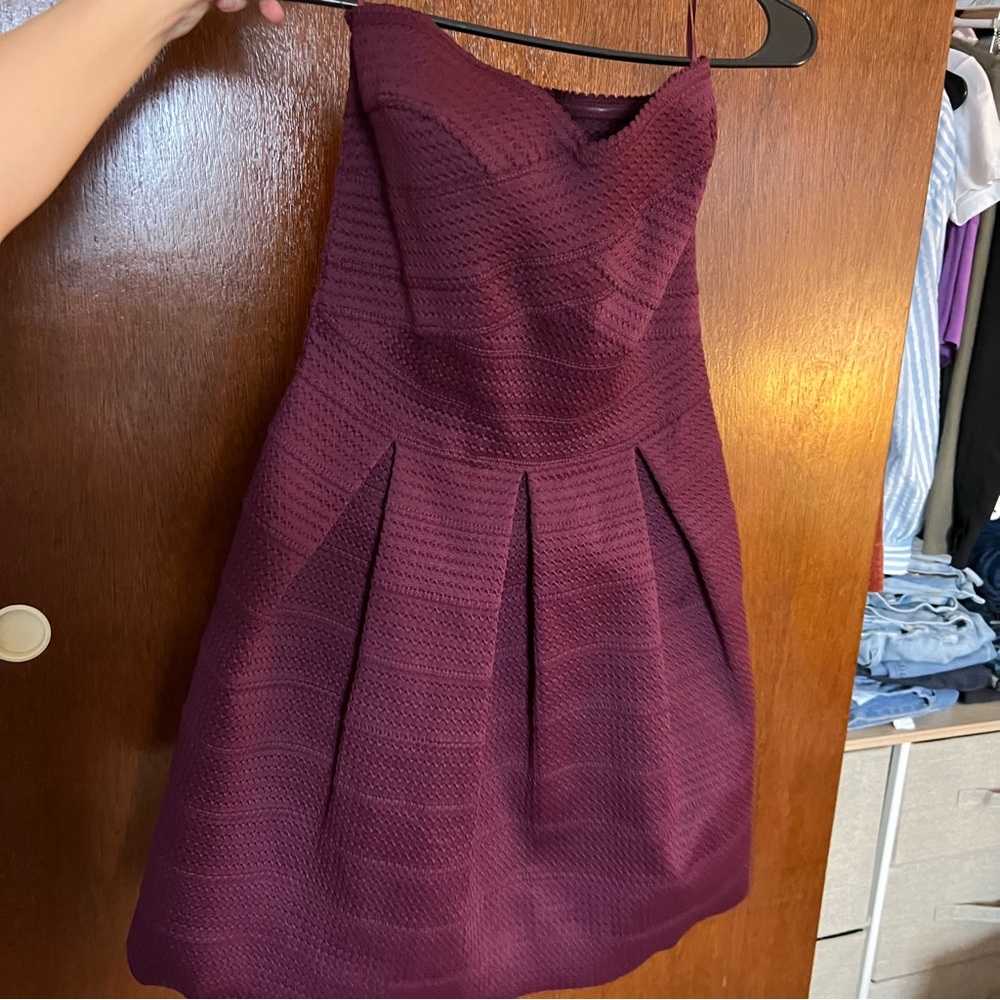 Express maroon dress